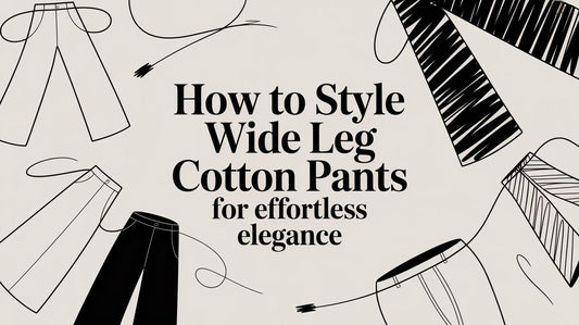 How to Style Wide Leg Cotton Pants for Effortless Elegance